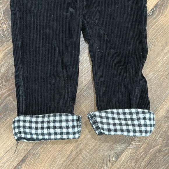 Mudpie 100% Cotton Black Corduroy Red Truck Christmas Overalls Toddler Size 2T - Picture 3 of 10